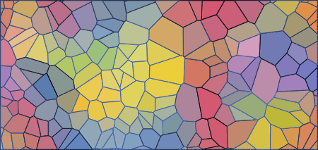 Inkscape Voronoi Pattern Example